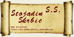 Stojadin Škrbić vizit kartica